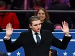 Barron Trump's tousled hair and casual attire are winning the internet
