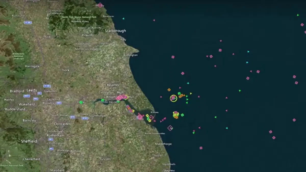 North Sea collision between oil tanker and' cargo ship carrying cyanide ...