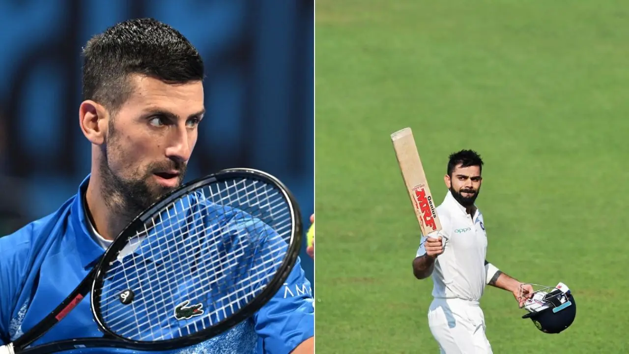 Kohli’s greatness breaches borders as Tennis great Novak Djokovic congratulates him on Test retirement Kohli’s greatness breaches borders as Tennis great Novak Djokovic congratulates him on Test retirement