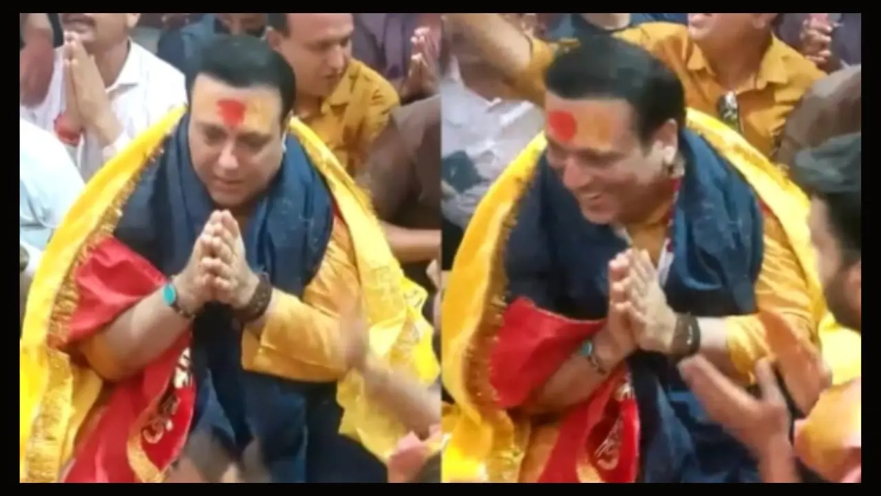 Govinda visits Ujjain's Mahakaleshwar Jyotirlinga Temple, offers prayers Govinda visits Ujjain's Mahakaleshwar Jyotirlinga Temple, offers prayers