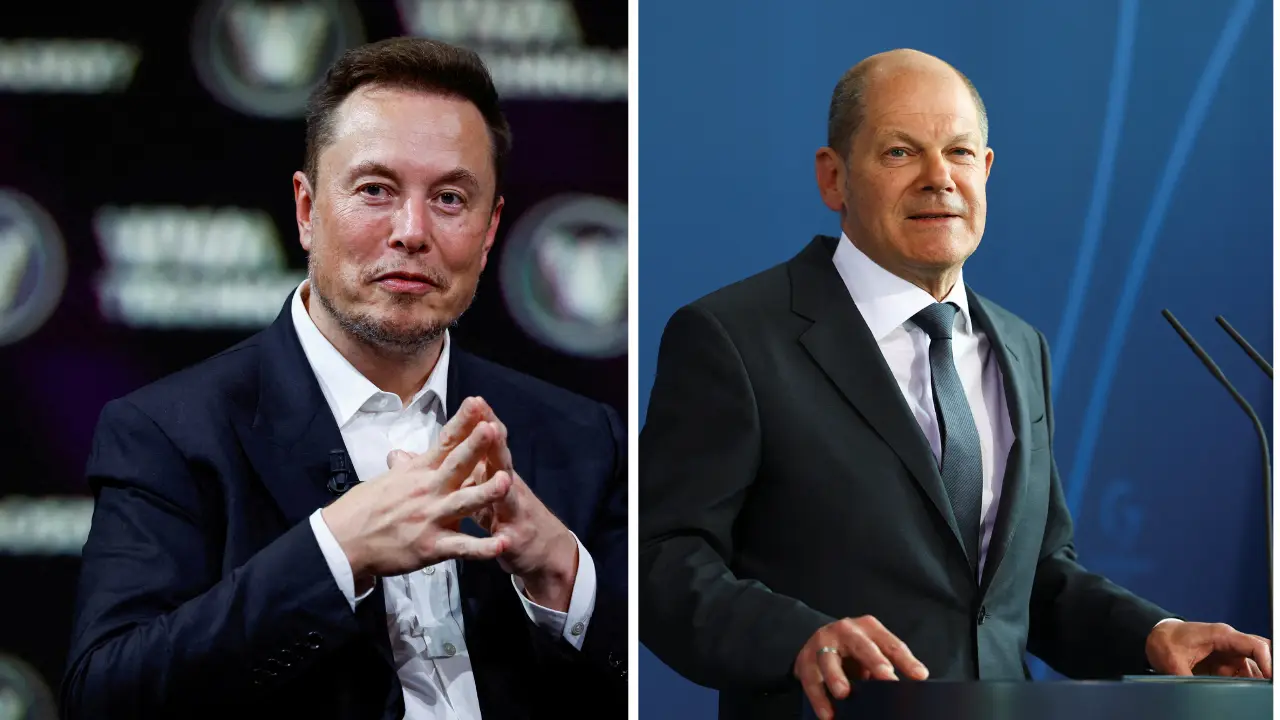 Following Scholz's remarks about Musk at WEF, billionaire calls German chancellor 'Oaf Schitz' Following Scholz's remarks about Musk at WEF, billionaire calls German chancellor 'Oaf Schitz'