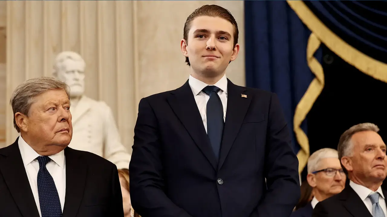 WATCH: Crowd goes berserk as Donald Trump praises son Barron at inaugural ceremony WATCH: Crowd goes berserk as Donald Trump praises son Barron at inaugural ceremony