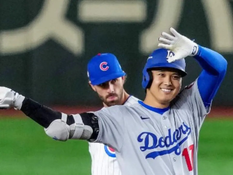 'Nervous' Ohtani leads Los Angeles Dodgers to MLB season-opening win over Chicago Cubs