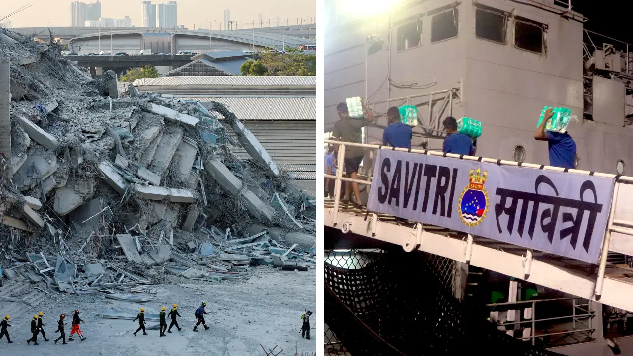 Myanmar, Thailand Earthquake LIVE: India sends tonnes of relief material as death toll crosses 1,000