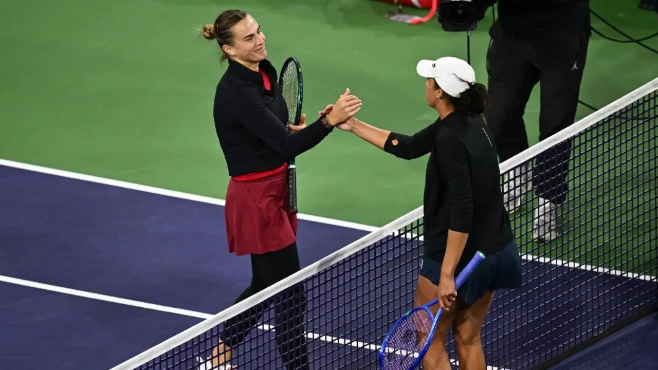 Sabalenka avenges AO loss with straight-set win over Keys to reach Indian Wells final