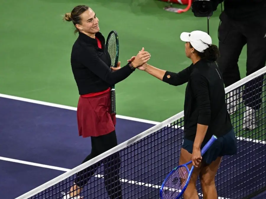 Sabalenka avenges AO loss with straight-set win over Keys to reach Indian Wells final
