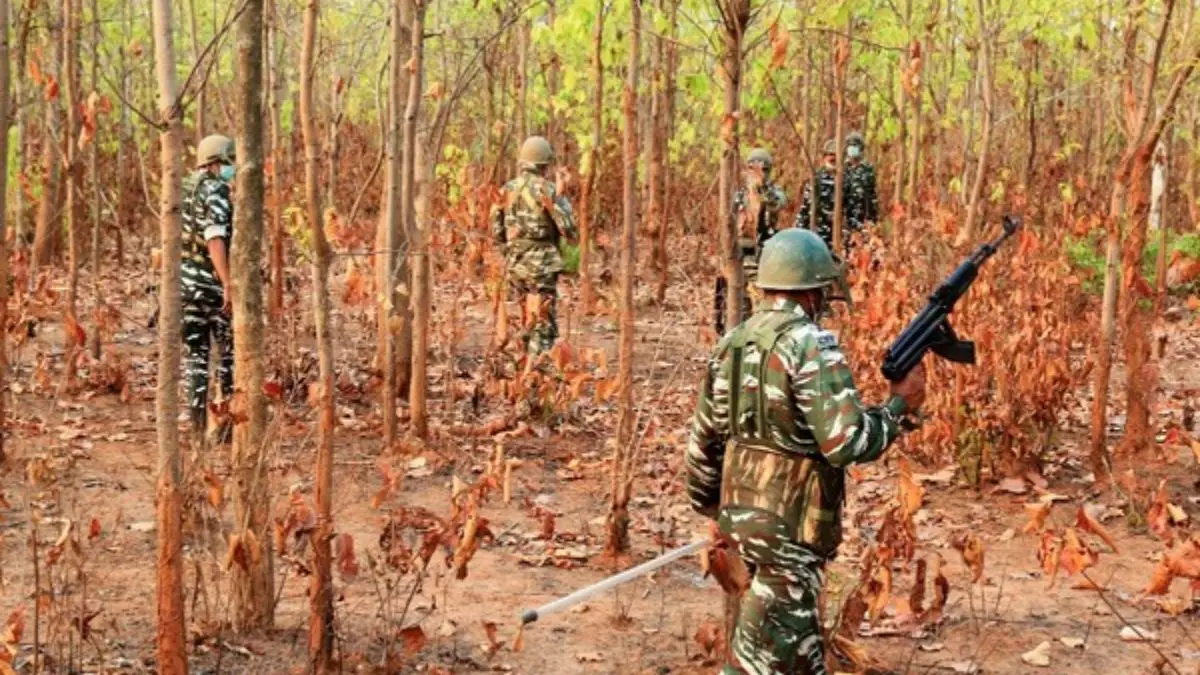Four Maoists, security personnel killed in Chhattisgarh encounter, weapons cache seized Four Maoists, security personnel killed in Chhattisgarh encounter, weapons cache seized