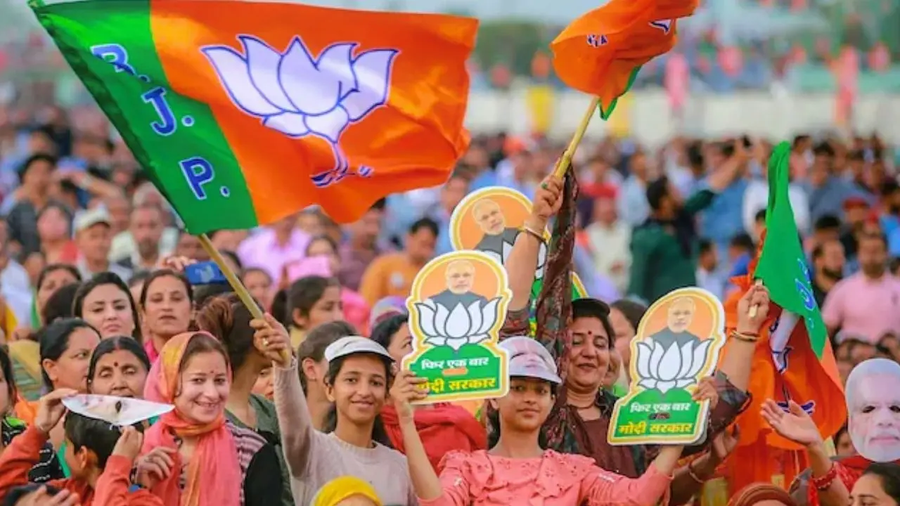 Delhi Election Results: BJP crosses majority in early trends, AAP trails Delhi Election Results: BJP crosses majority in early trends, AAP trails