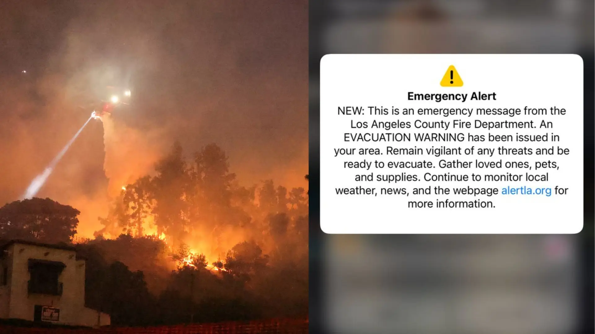 LA wildfires: ‘Gather loved ones…’: Officials mistakenly send evacuation order to entire county LA wildfires: ‘Gather loved ones…’: Officials mistakenly send evacuation order to entire county