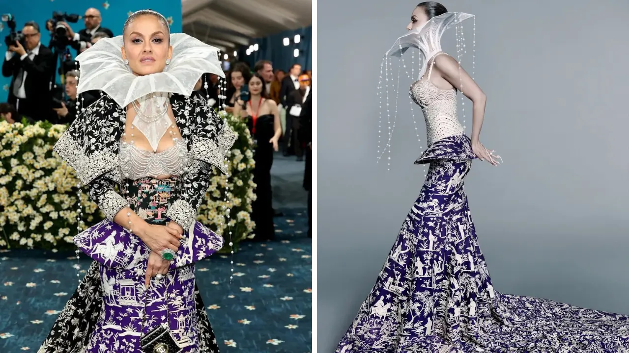 India at Met! Natasha Poonawalla’s gown showcases intricate Parsi Gara embroidery India at Met! Natasha Poonawalla’s gown showcases intricate Parsi Gara embroidery