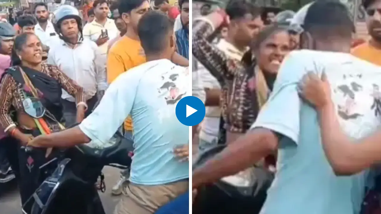 Watch | Parents thrash son, his girlfriend with slippers after catching them having chow mein in India's Kanpur Watch | Parents thrash son, his girlfriend with slippers after catching them having chow mein in India's Kanpur