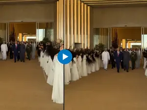 Trump welcomed in UAE with traditional 'hair flip' Al-Ayyala dance: Here's more about it | WATCH