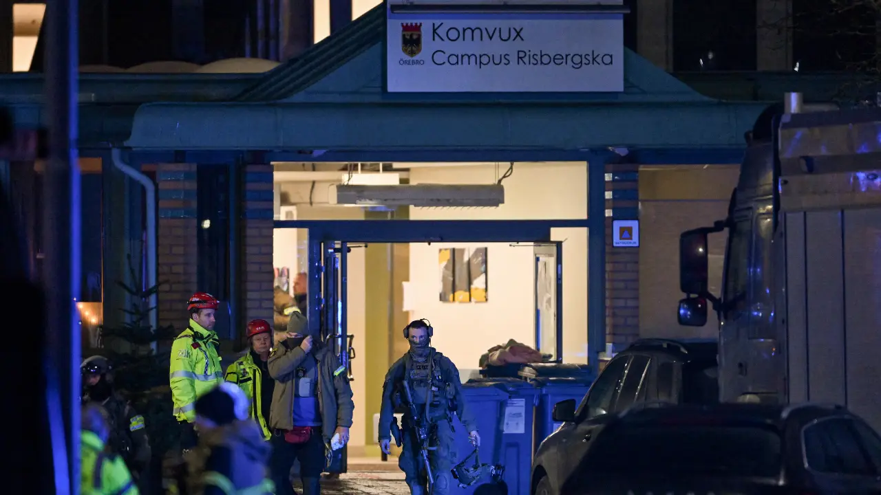Sweden shooting: Around 10, including suspect, dead in attack at education centre in Orebro Sweden shooting: Around 10, including suspect, dead in attack at education centre in Orebro