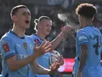 Manchester City come from behind to seal FA Cup semis spot after Haaland limps off