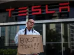 Protests erupt at Tesla showroom in Portugal amid election concerns
