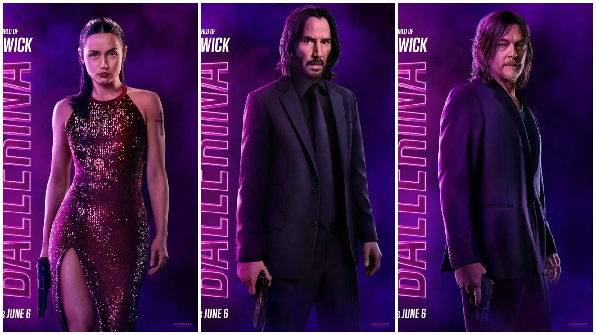 Ballerina: Checkout the stylish new posters of Ana de Armas and Keanu Reeves from the John Wick spinoff