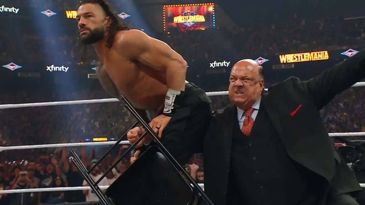 WWE WrestleMania 41: Paul Heyman backstabs CM Punk and Roman Reigns to close Night 1 – WATCH
