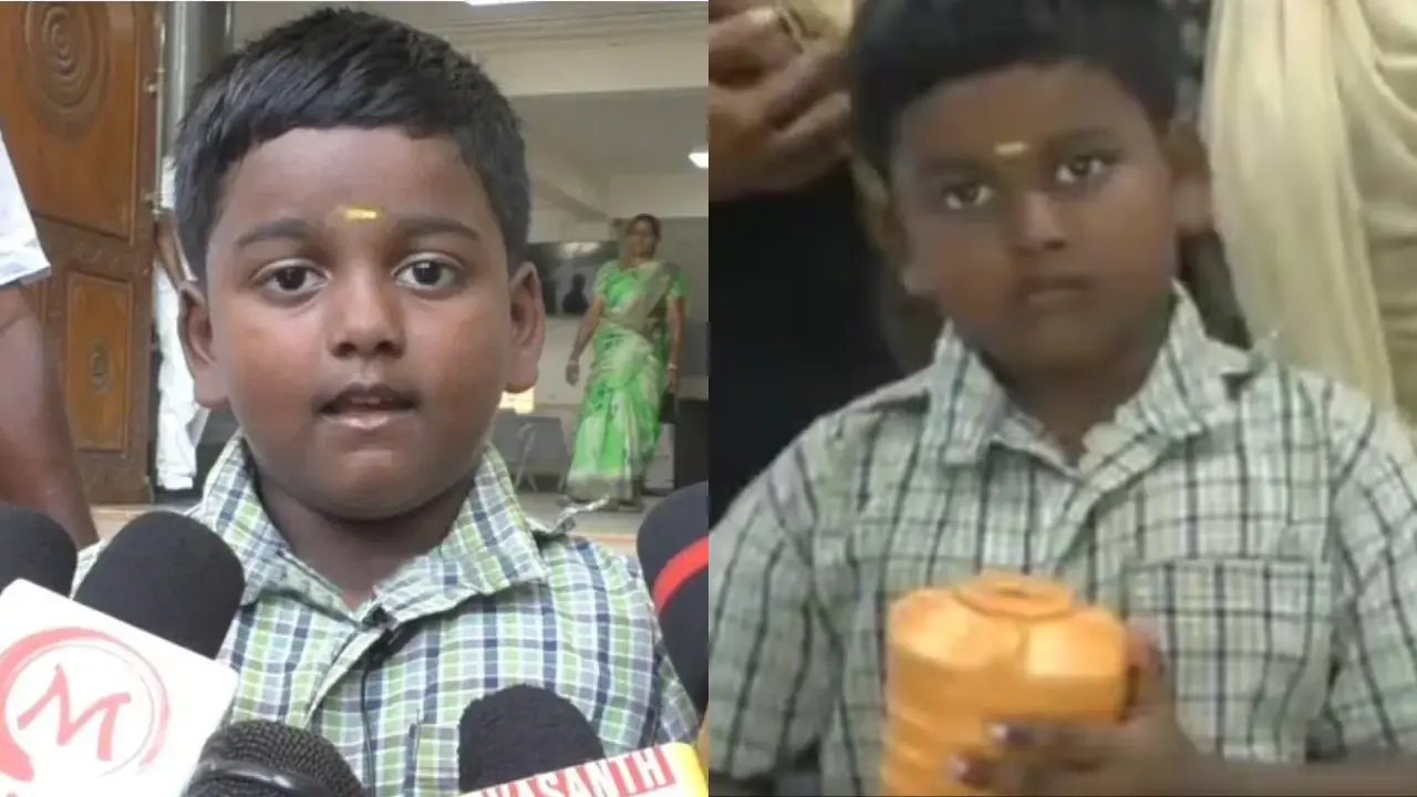 Tamil Nadu student donates his savings to Indian Army, says 'saved all my money for soldiers' | Watch Tamil Nadu student donates his savings to Indian Army, says 'saved all my money for soldiers' | Watch