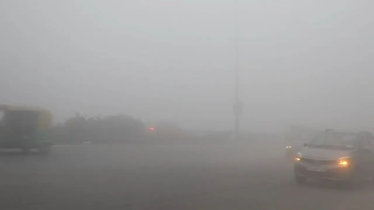 India weather: Dense fog, zero visibility trouble commuters in Delhi-NCR; IMD issues ‘orange’ alert | Watch India weather: Dense fog, zero visibility trouble commuters in Delhi-NCR; IMD issues ‘orange’ alert | Watch