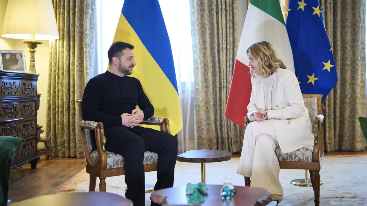 Italy's Meloni suggests taking Ukraine under NATO's security umbrella without providing membership
