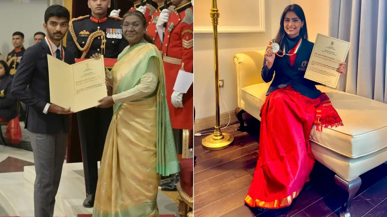 D Gukesh, Olympic heroes honoured with Khel Ratna Award - Watch D Gukesh, Olympic heroes honoured with Khel Ratna Award - Watch
