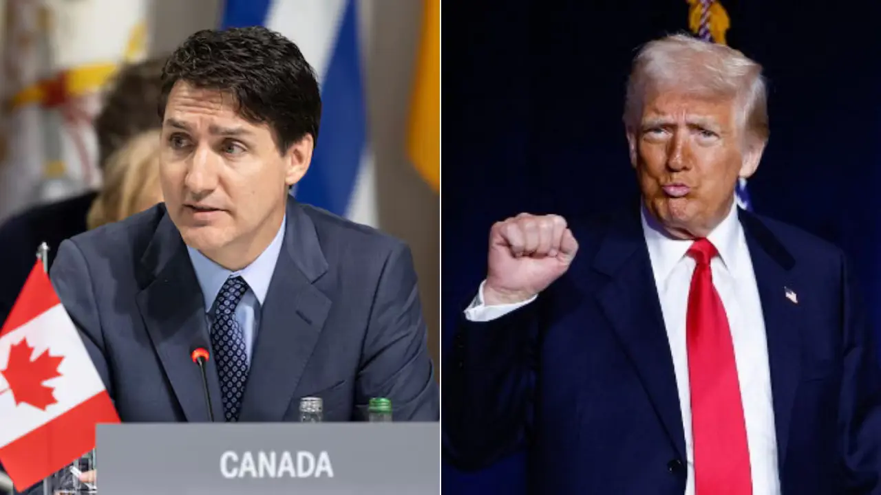 Trudeau says Trump's threat to absorb Canada into US is a 'real thing' Trudeau says Trump's threat to absorb Canada into US is a 'real thing'