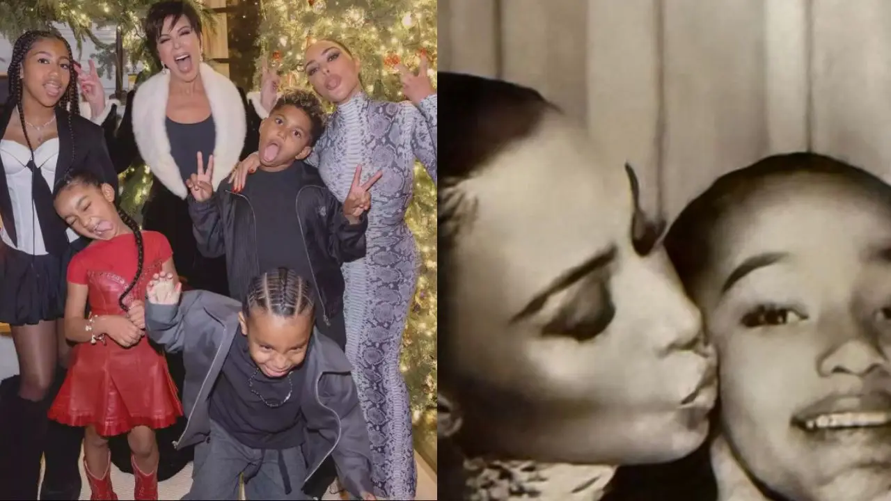 Kim Kardashian's holiday pics feature a photo booth, Christmas tree and more Kim Kardashian's holiday pics feature a photo booth, Christmas tree and more