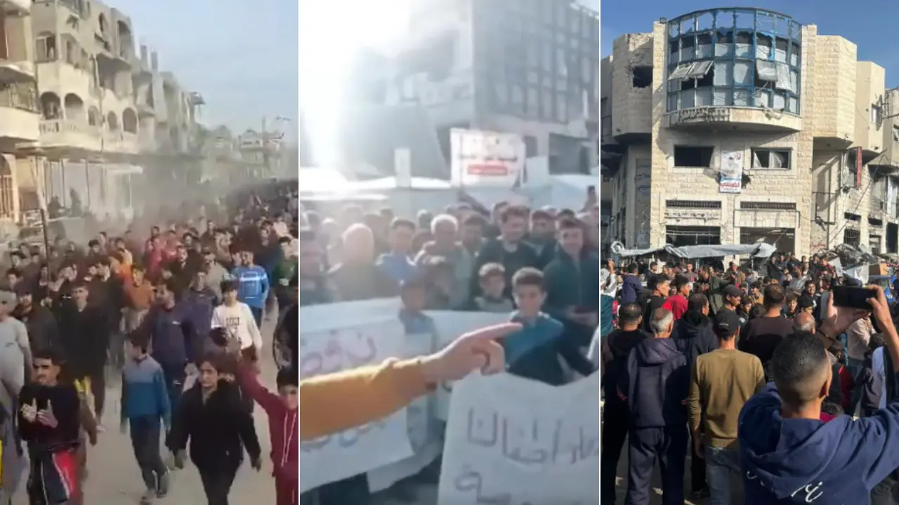 VIDEO: It's Palestinians vs Hamas in Gaza as people protest against militant group: 'Where is press', 'We want peace' VIDEO: It's Palestinians vs Hamas in Gaza as people protest against militant group: 'Where is press', 'We want peace'