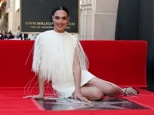 Gal Gadot receives star on Hollywood Walk Of Fame as pro-Palestine and pro-Israel protesters delay ceremony