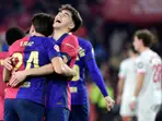 La Liga: 10-man Barcelona rout Sevilla to maintain title charge