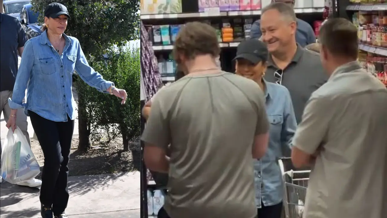 'Hypocrite': Kamala Harris spotted shopping with husband, carrying plastic bags after supporting ban 'Hypocrite': Kamala Harris spotted shopping with husband, carrying plastic bags after supporting ban