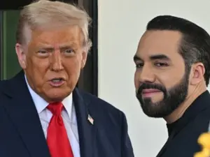 ‘One hell of a president’: Trump praises ‘world’s coolest dictator’ Bukele as El Salvador jails US deportees in mega-prison