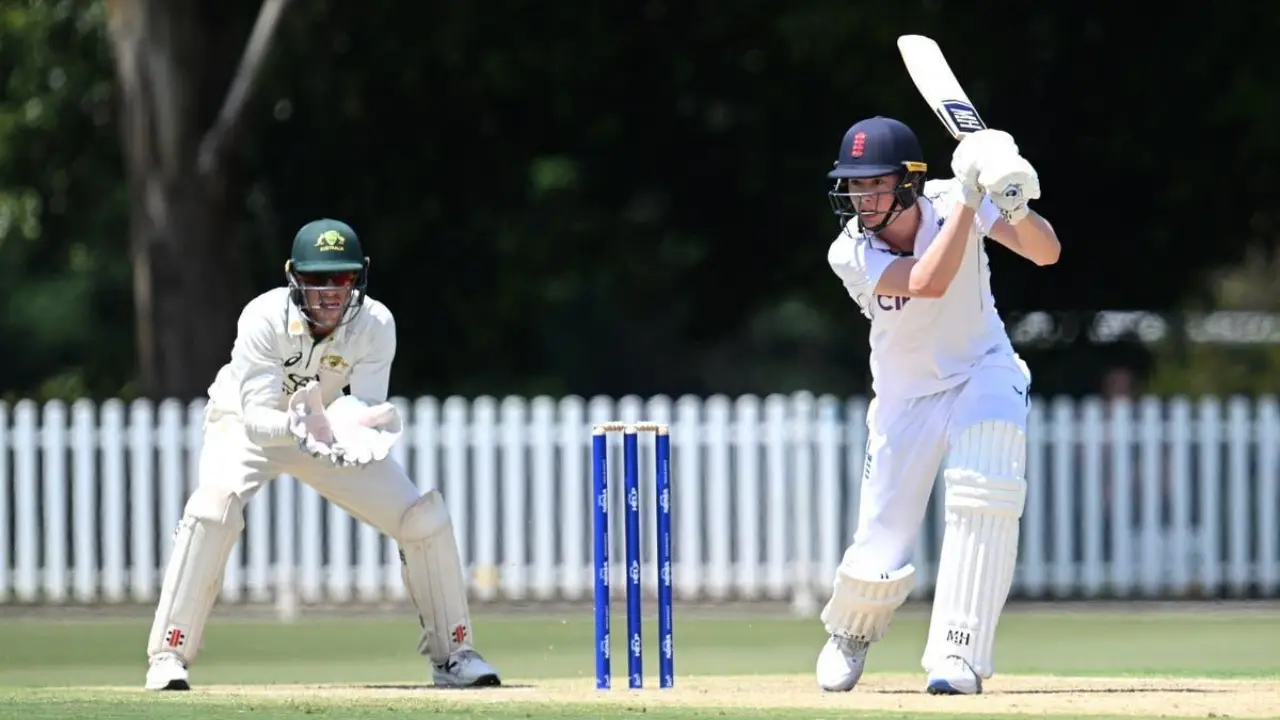Like father, like son: Andrew Flintoff's child Rocky scores maiden ton for England Lions