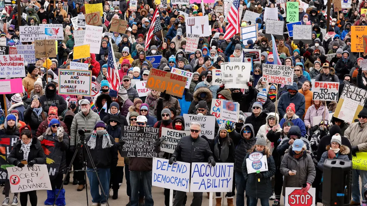 What is 50501 movement? Protesters rally across US against Trump's policies What is 50501 movement? Protesters rally across US against Trump's policies