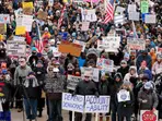 What is 50501 movement? Protesters rally across US against Trump's policies