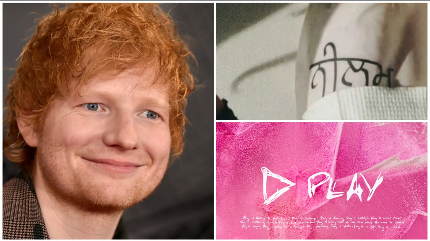 Ed Sheeran sings in Punjabi and debuts new tattoo ahead of upcoming album, Play