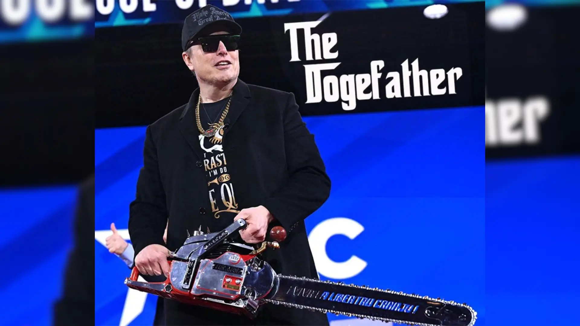 Elon Musk’s ‘chainsaw for bureaucracy’ stunt: ‘Cringe AF’ or ‘fire’? Internet divided Elon Musk’s ‘chainsaw for bureaucracy’ stunt: ‘Cringe AF’ or ‘fire’? Internet divided