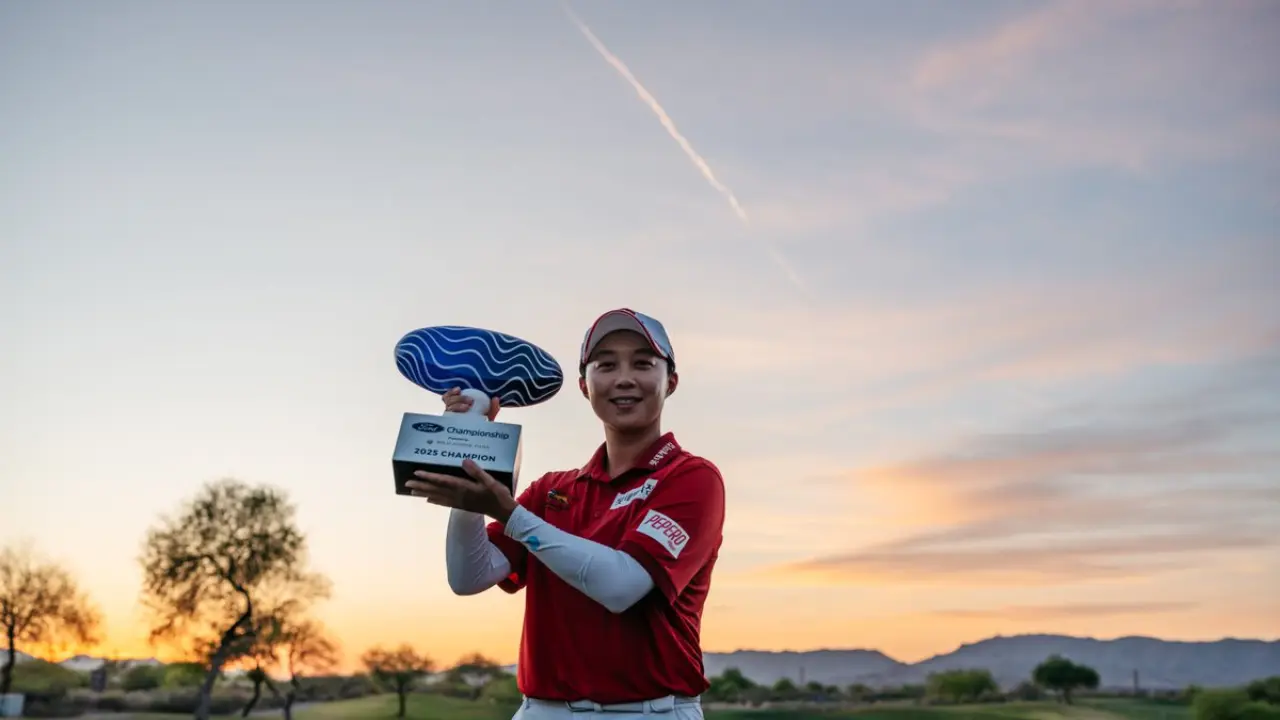 Hyo Joo Kim rallies with stunning 64, defeats Lilia Vu in playoff to clinch LPGA Ford Championship