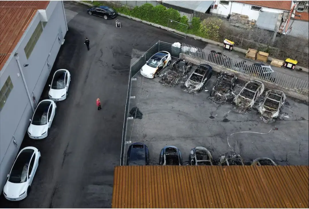 Elon Musk alleges "terrorism" in Rome Tesla dealership fire amidst arson investigation