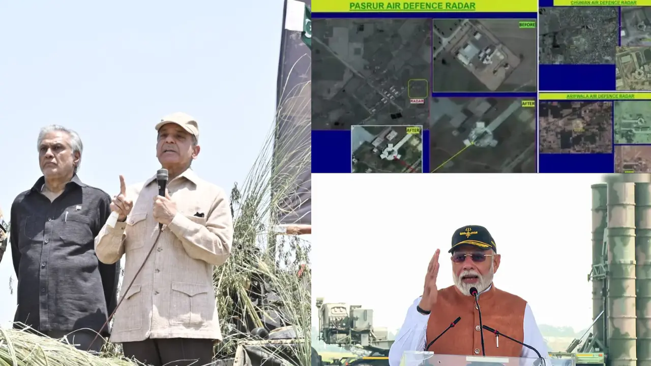 Another copycat move: Pakistan's Shehbaz Sharif copies PM Modi's Adampur visit, goes to Sialkot air base