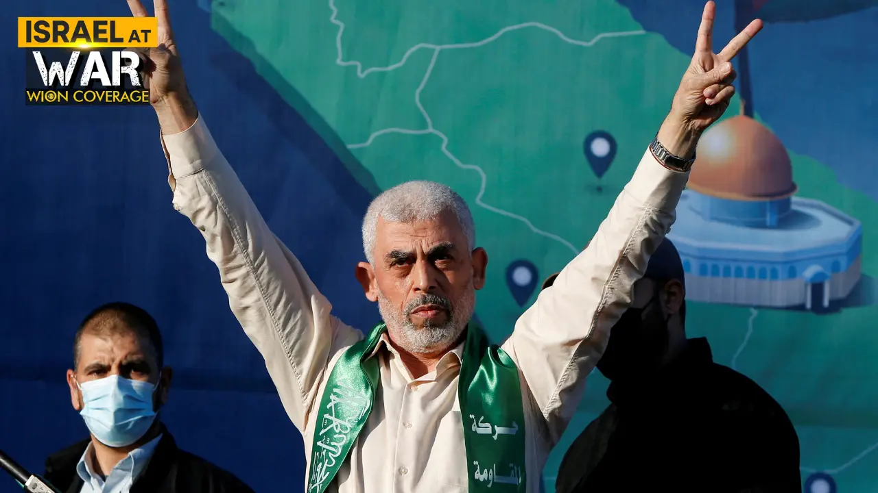 Walking with stick, wearing military vest: Video shows unseen visuals of slain Hamas leader Yahya Sinwar Walking with stick, wearing military vest: Video shows unseen visuals of slain Hamas leader Yahya Sinwar