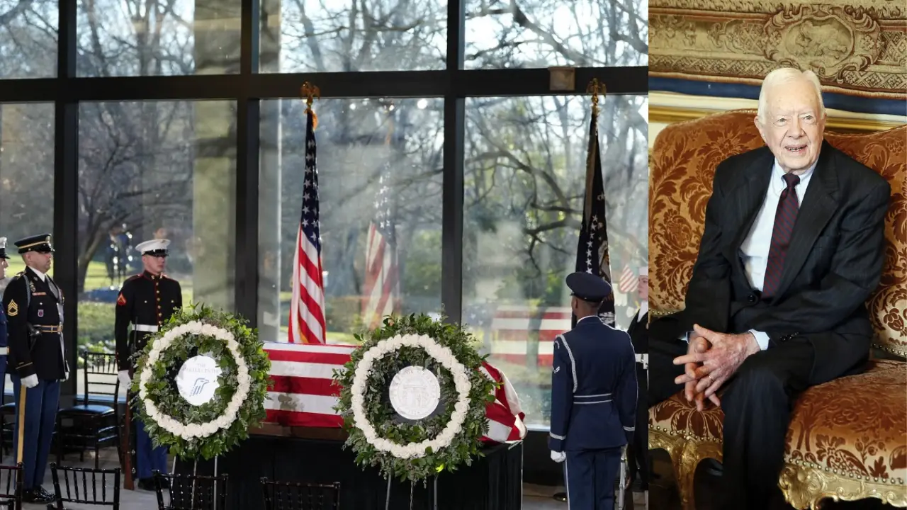 Jimmy Carter state funeral: US bids farewell to its longest-living former president