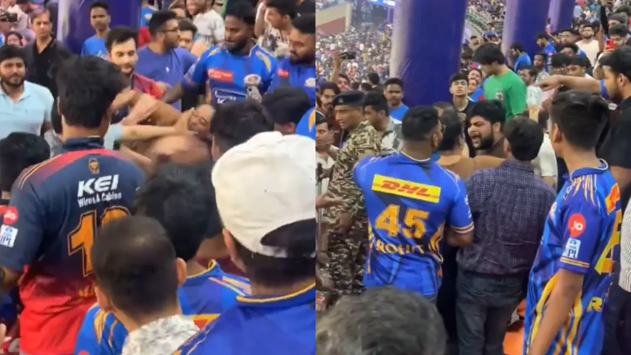 IPL 2025 | WATCH: MI vs DC clash heats up — not just Bumrah vs Nair, but man vs woman in stands IPL 2025 | WATCH: MI vs DC clash heats up — not just Bumrah vs Nair, but man vs woman in stands