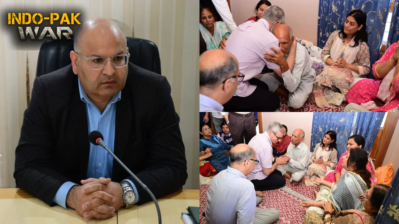 Indo-Pak war: J&K CM Omar Abdullah visits ADDC Rajouri Raj Kumar Thapa's family, shares condolences Indo-Pak war: J&K CM Omar Abdullah visits ADDC Rajouri Raj Kumar Thapa's family, shares condolences