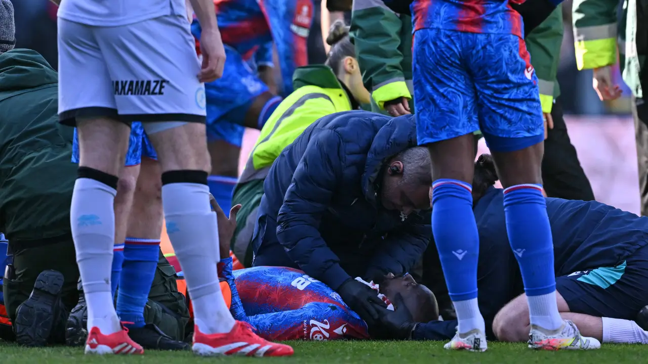 FA Cup: Crystal Palace's Jean Philippe-Mateta in hospital after 'reckless' horror challenge FA Cup: Crystal Palace's Jean Philippe-Mateta in hospital after 'reckless' horror challenge