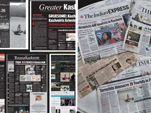 'Massacre in the meadows': Indian papers turn front pages black to mourn deadly terror attack in Pahalgam