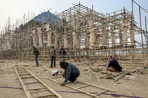 Akshayvat temple corridor renovations