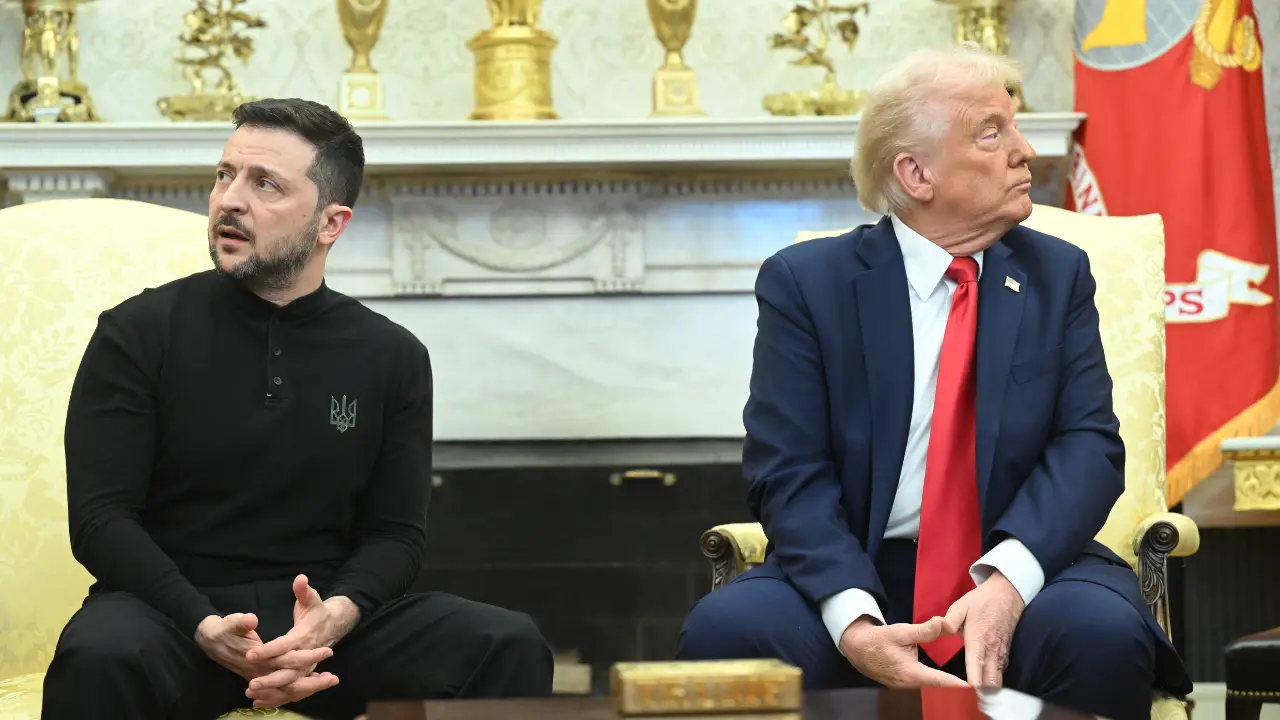 ‘Sorry I’m not in a suit’: Ukraine’s Zelensky makes sarcastic joke about Trump’s attire criticism ‘Sorry I’m not in a suit’: Ukraine’s Zelensky makes sarcastic joke about Trump’s attire criticism