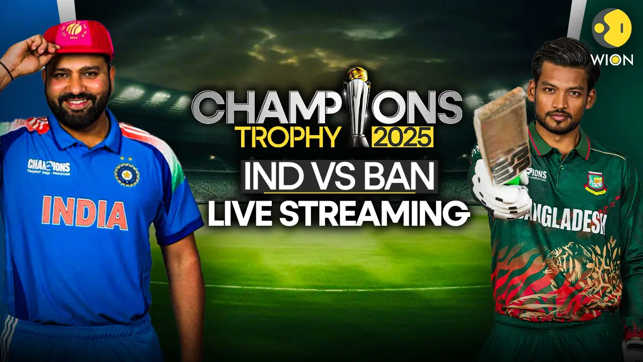 IND vs BAN Live Streaming Free: When and where to watch Champions Trophy 2025 India vs Bangladesh live online