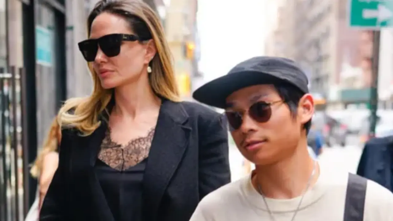 Angelina Jolie's son Pax meets with another accident, crashes his e-bike into a car Angelina Jolie's son Pax meets with another accident, crashes his e-bike into a car